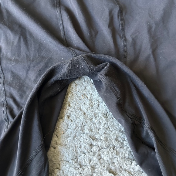 Lululemon Run: Inspire Crop II Black Tonka Stripe Mint Green - Picture 8 of 8